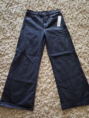 Joe's Jeans Wide-Leg Jeans in Dark Navy